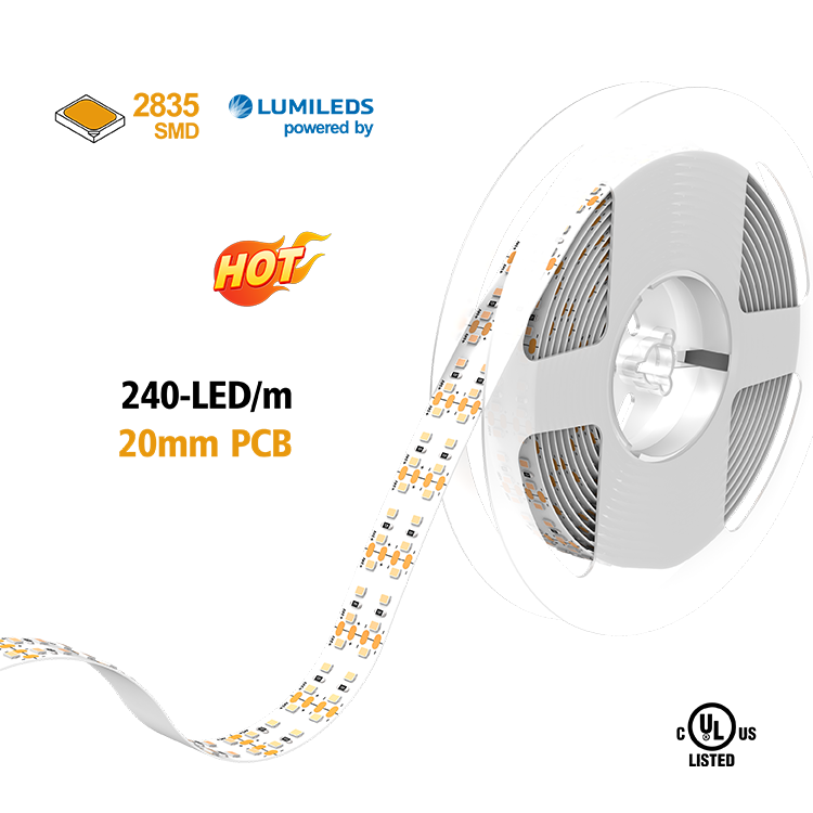 BF2835240 - 240LEDs/meter 20mm PCB